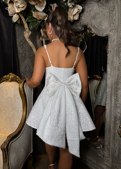 Love Letters Bow Mini Dress